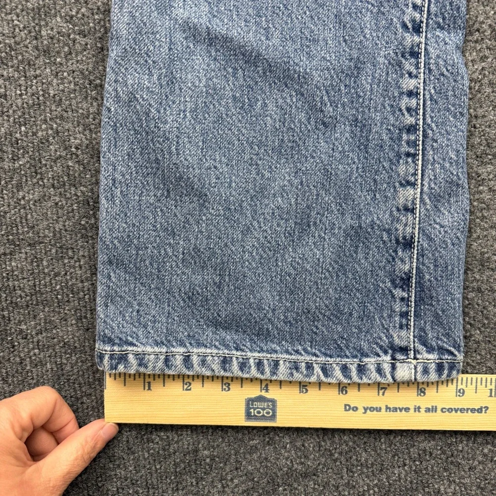 Vtg Y2K Lucky Jeans 207 Peanut Womens 10/30 Light Wash Made in USA Straight Leg